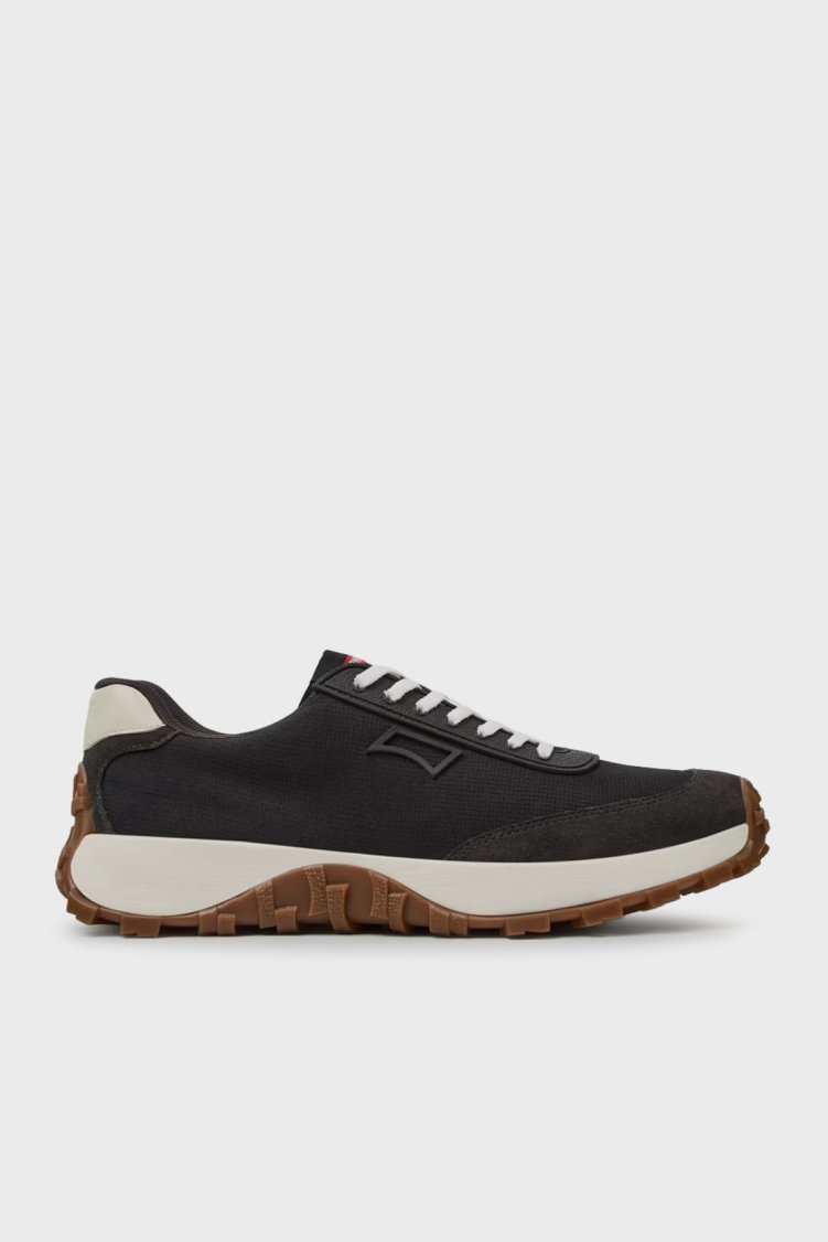 Camper Süet Detaylı Sneaker Erkek Ayakkabı K100864-015 SİYAH - Camper