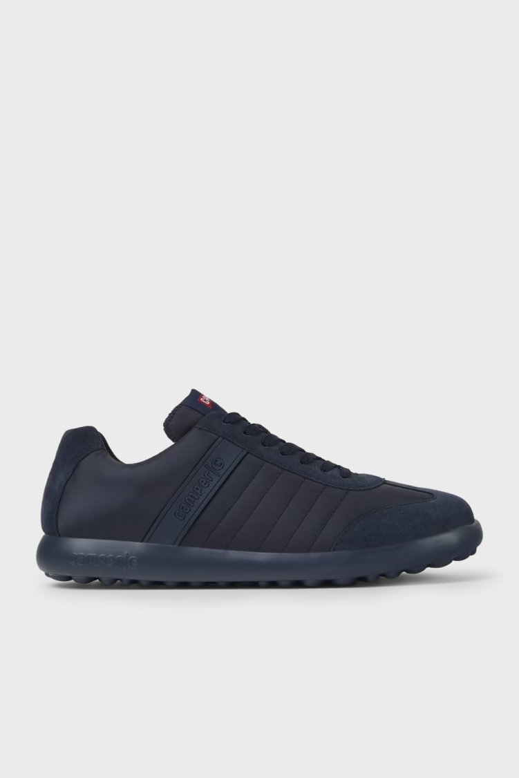 Camper Süet Sneaker Erkek Ayakkabı K100751-001 Lacivert - Camper