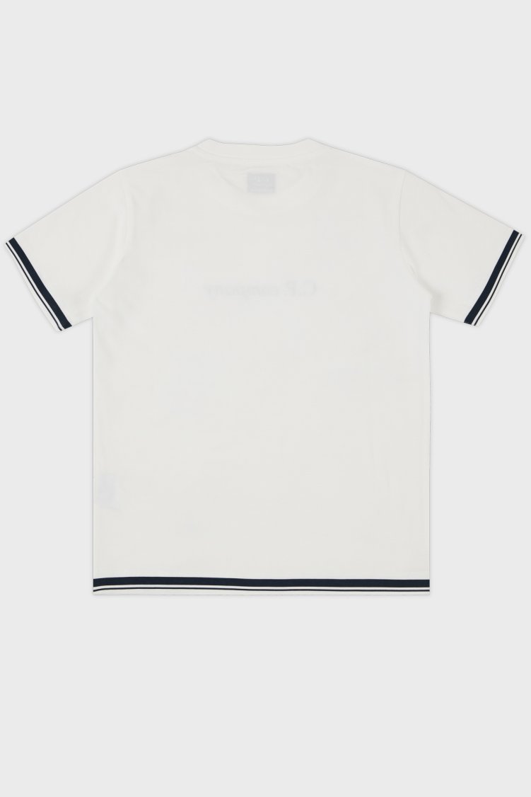 C.P. Company Pamuklu Bisiklet Yaka Çocuk T Shirt 10CKTS048 005792W 103 BEYAZ - C.P. Company (1)