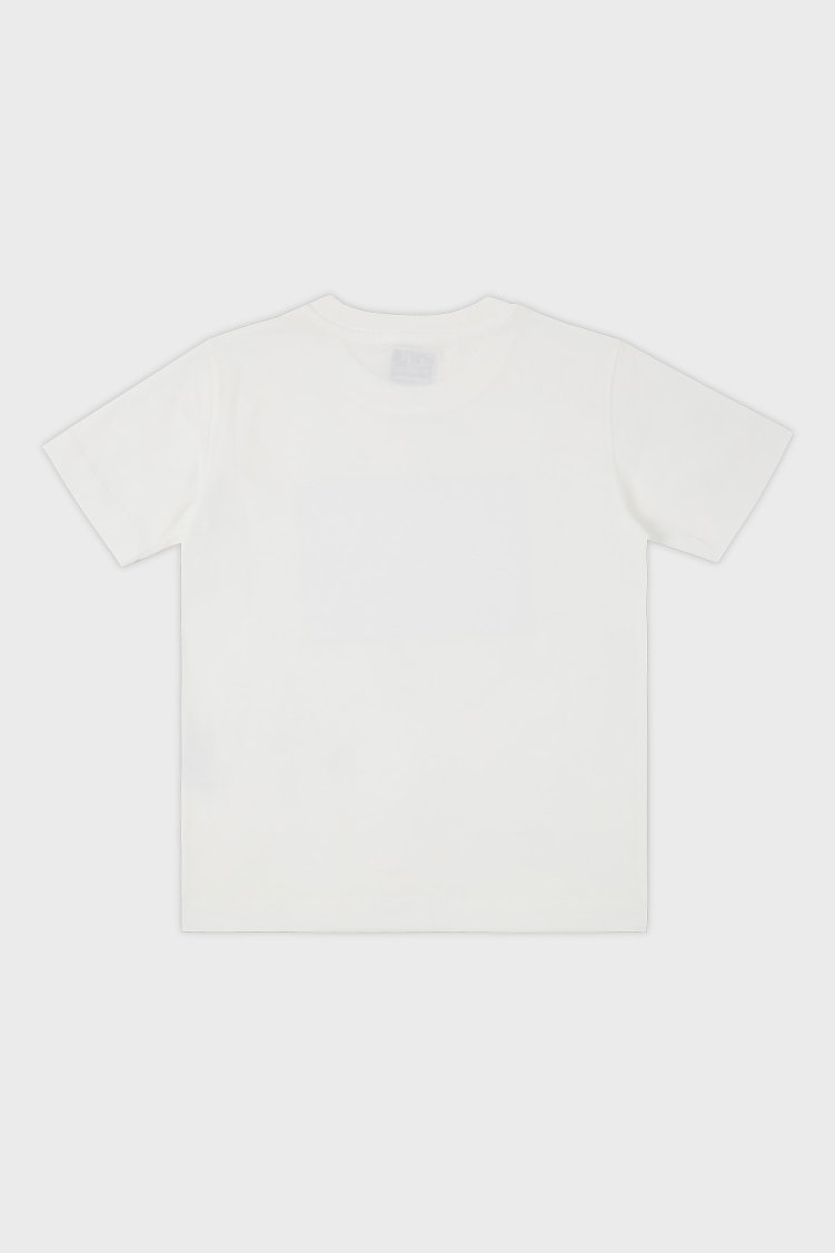 C.P. Company Pamuklu Bisiklet Yaka Çocuk T Shirt 10CKTS054 005792W 103 BEYAZ - C.P. Company (1)