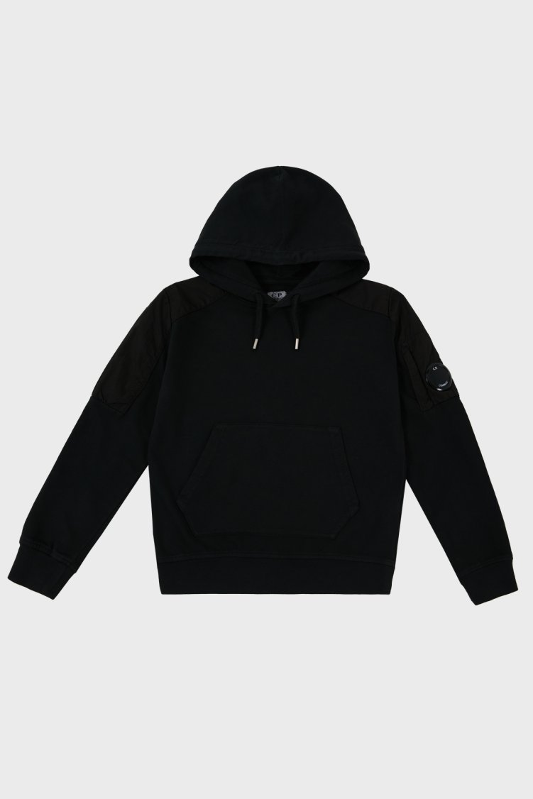 C.P. Company Pamuklu Kapüşonlu Çocuk Sweat 10CKSS027 002246M 999 SİYAH - C.P. Company