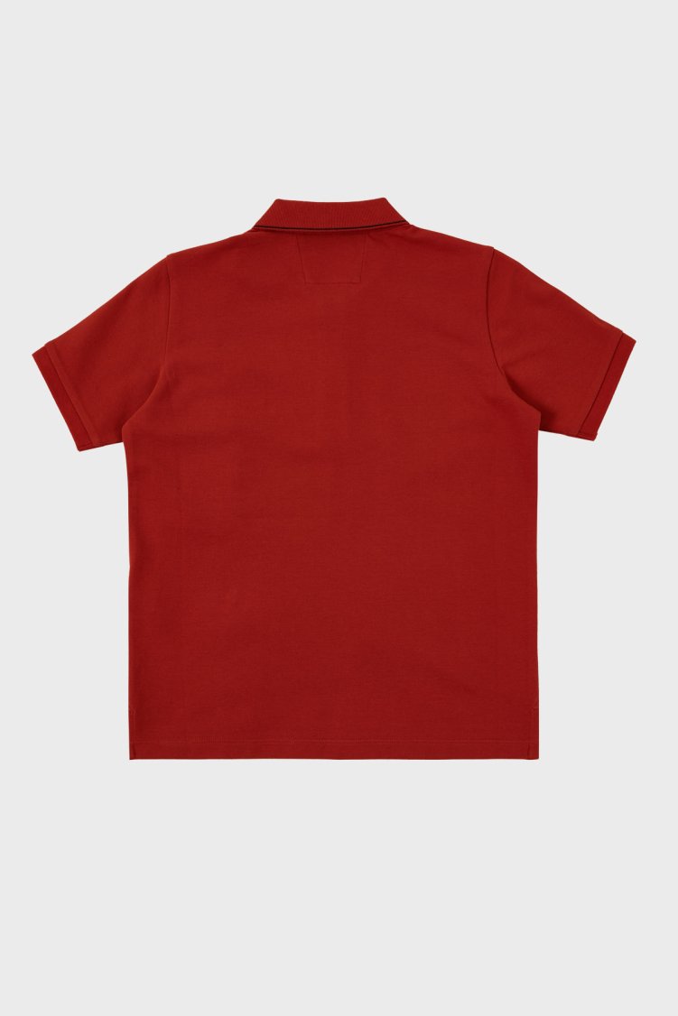 C.P. Company Streç Pamuklu Çocuk Polo Yaka T Shirt 10CKPL023 005263W 468 Tarçın - C.P. Company (1)