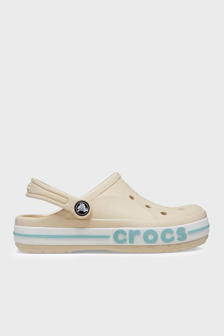 Crocs Bayaband Clog K Logolu Unisex Çocuk Terlik 207019-11S BEYAZ - Crocs