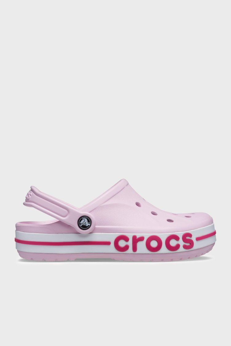 Crocs Bayaband Clog Logolu Kadın Terlik 205089-6TG AÇIK PEMBE - Crocs