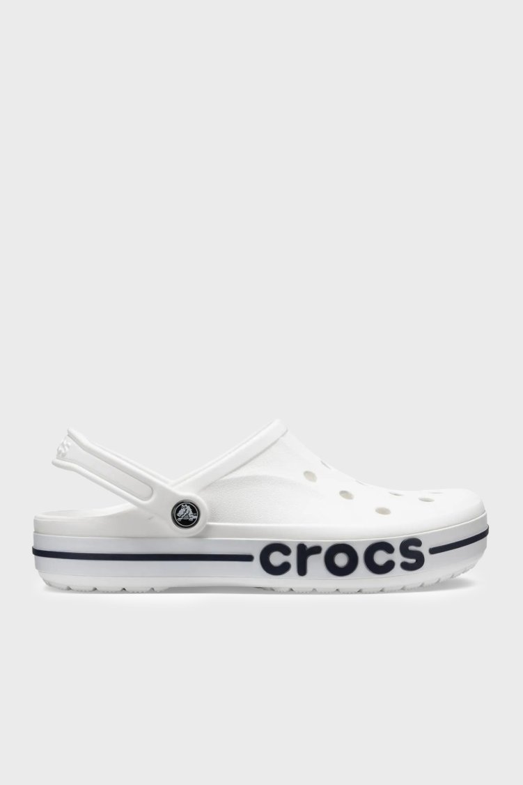 Crocs Bayaband Clog Logolu Unisex Terlik 205089-126 Beyaz-lacivert - Crocs