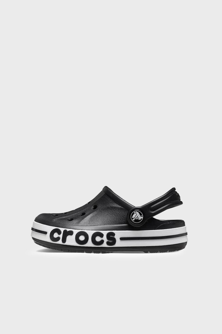 Crocs Bayaband Clog T Logolu Unisex Çocuk Terlik 207018-001 SİYAH - Crocs (1)
