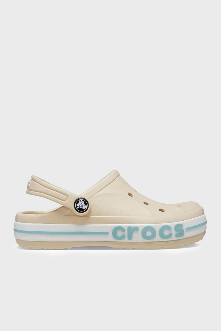 Crocs Bayaband Clog T Logolu Unisex Çocuk Terlik 207018-11S BEYAZ - Crocs