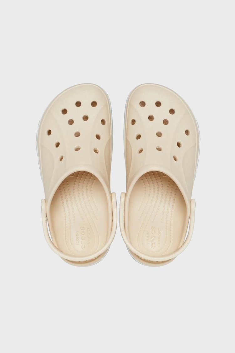 Crocs Bayaband Clog T Logolu Unisex Çocuk Terlik 207018-11S BEYAZ - Crocs (1)