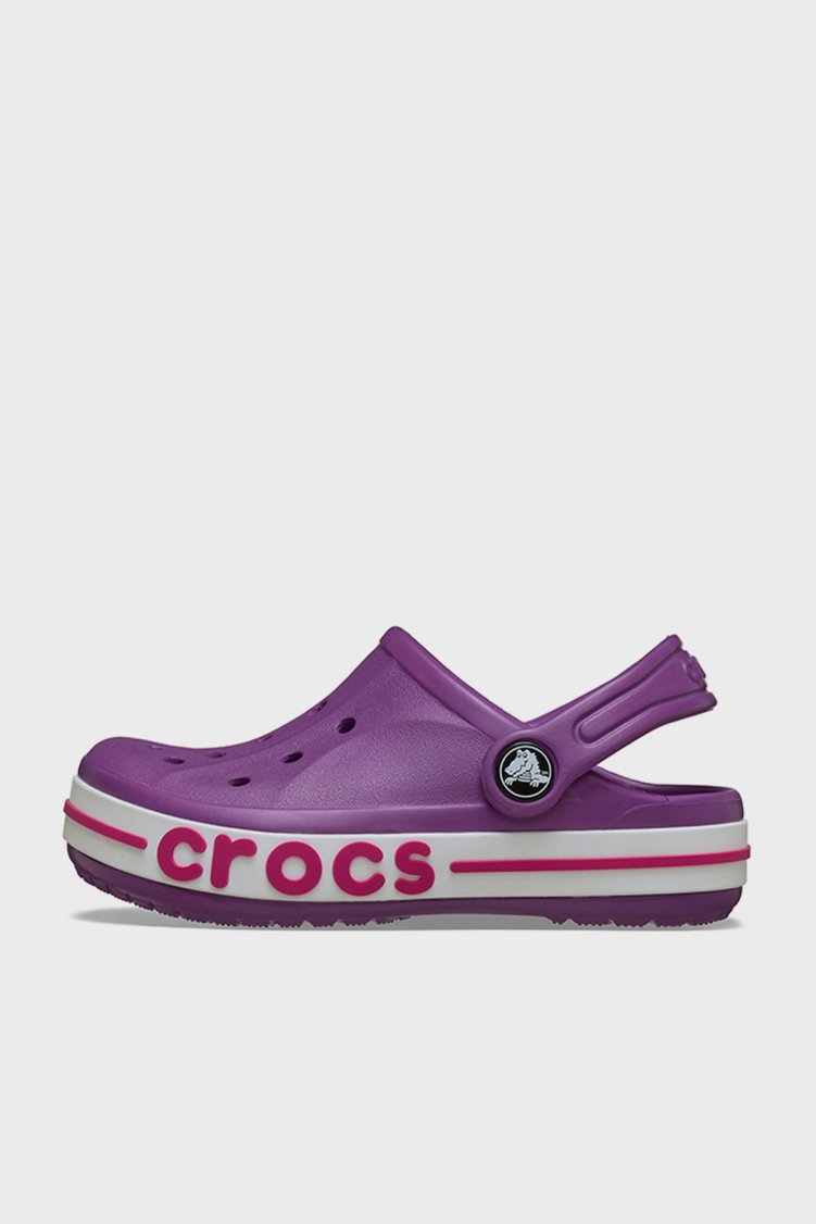 Crocs Bayaband Clog T Logolu Unisex Çocuk Terlik 207018-5C6 MOR - Crocs (1)