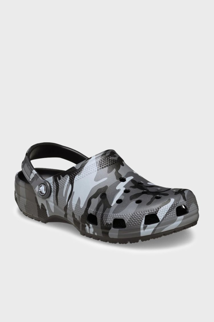 Crocs Classic Camouflage Clog Sandalet Erkek Terlik 211936-0DD ANTRASİT - Crocs (1)