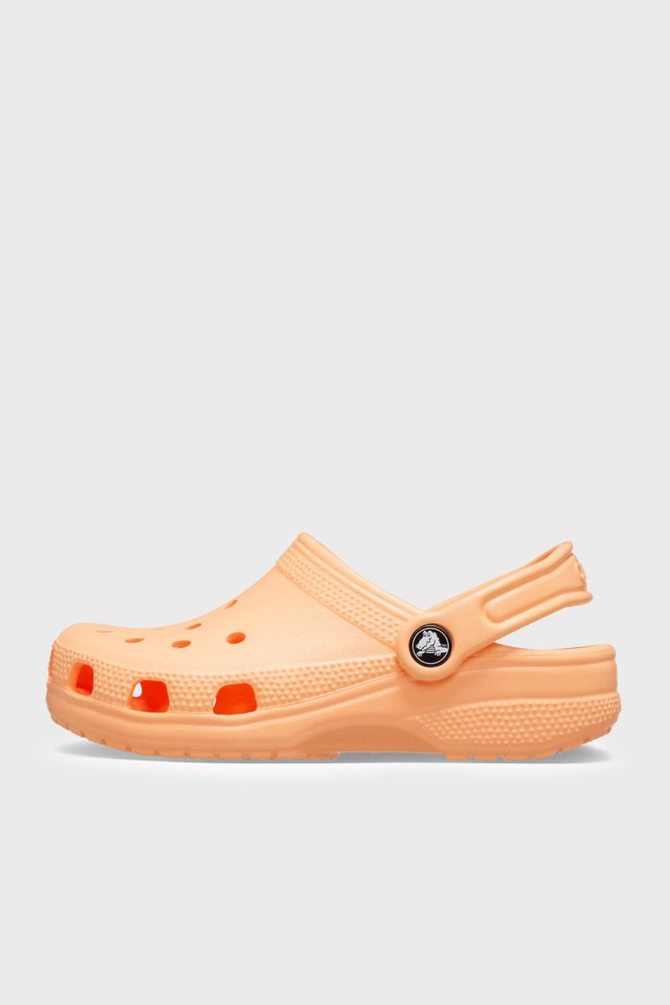Crocs Classic Clog T Logolu Çıkarılabilir Kayışlı Kız Çocuk Terlik 206990-86A TURUNCU - Crocs (1)