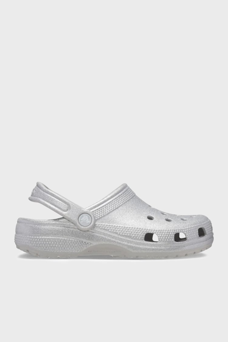Crocs Classic Glitter Clog Sandalet Kadın Terlik 205942-0IC GRİ - Crocs