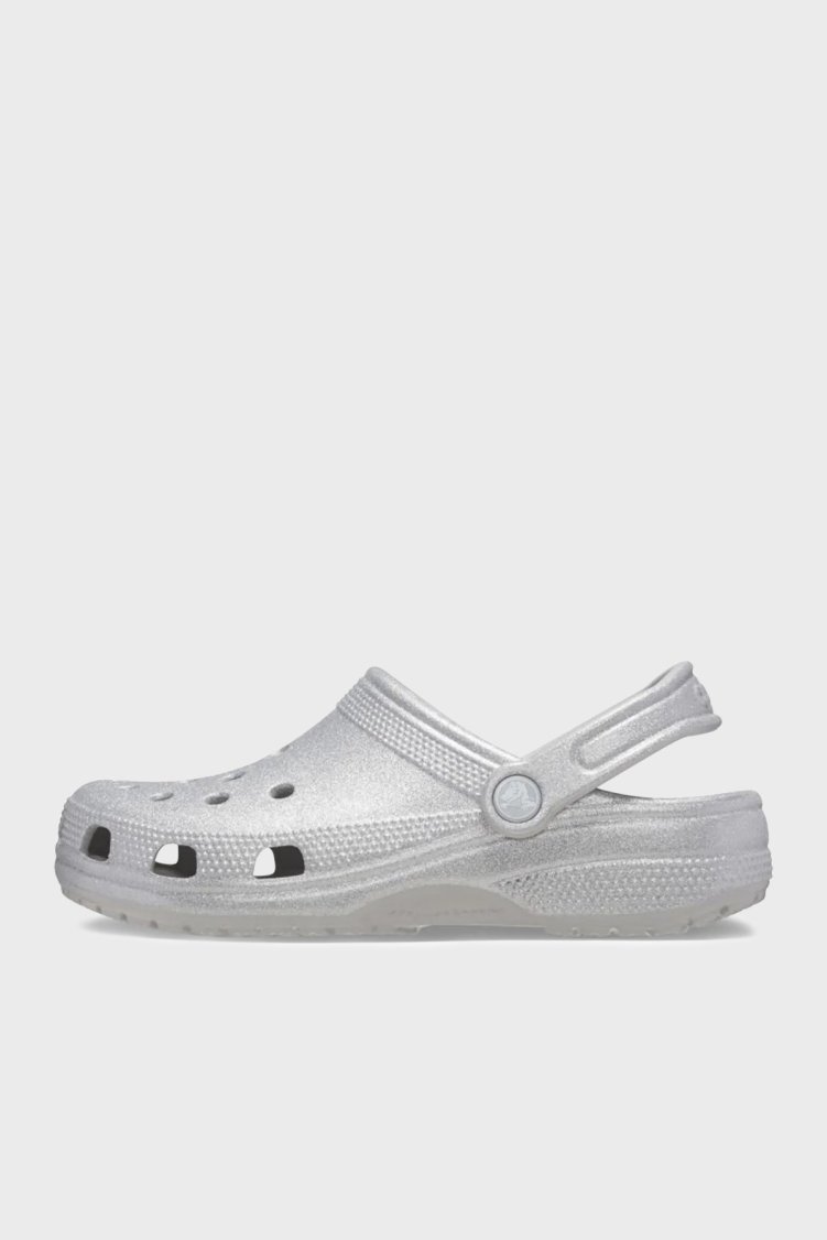 Crocs Classic Glitter Clog Sandalet Kadın Terlik 205942-0IC GRİ - Crocs (1)