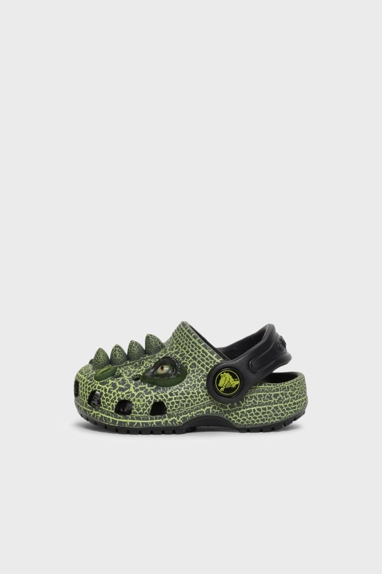 Crocs Classic I Am Scary Dino Clog T Logolu Erkek Çocuk Terlik 211372-001 SİYAH - Crocs (1)