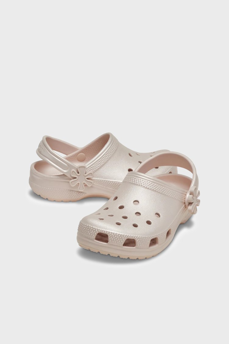 Crocs Classic Pearl Shine Clog T Logolu Unisex Çocuk Terlik 212815-6UR BRONZ - Crocs (1)