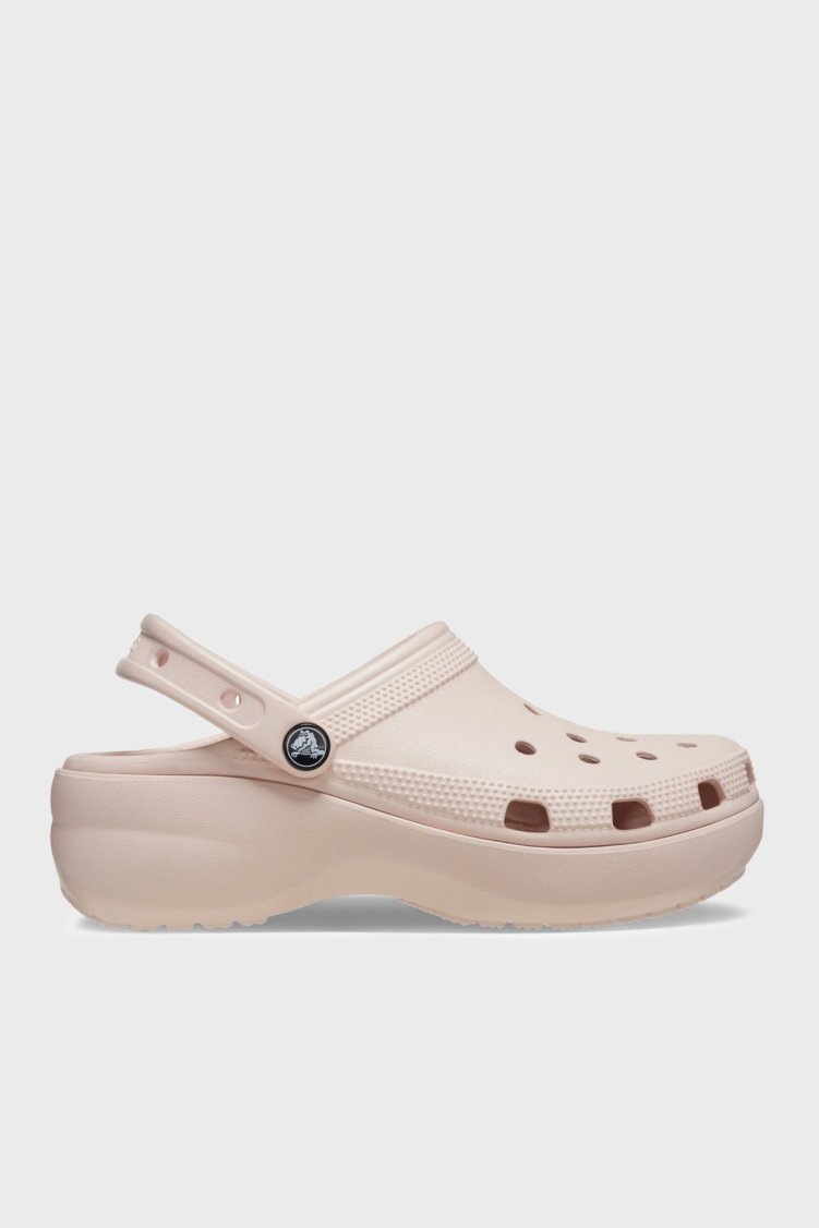 Crocs Classic Platform Clog W Sandalet Kadın Terlik 206750-6UR BEJ - Crocs