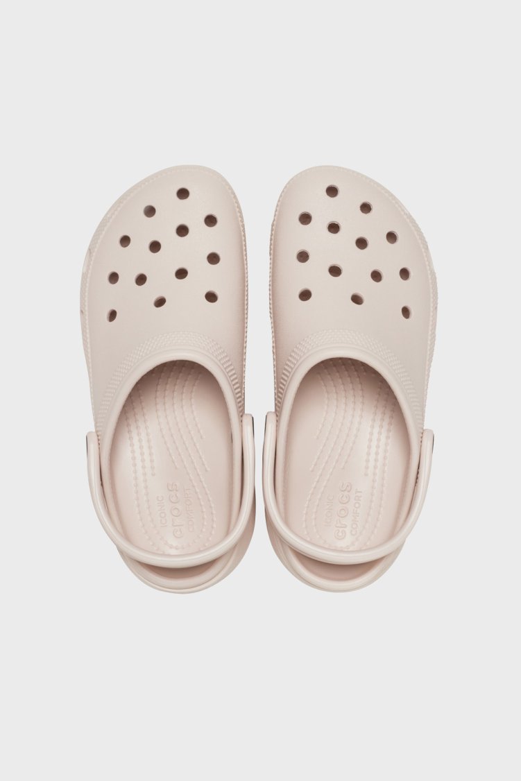 Crocs Classic Platform Clog W Sandalet Kadın Terlik 206750-6UR BEJ - Crocs (1)