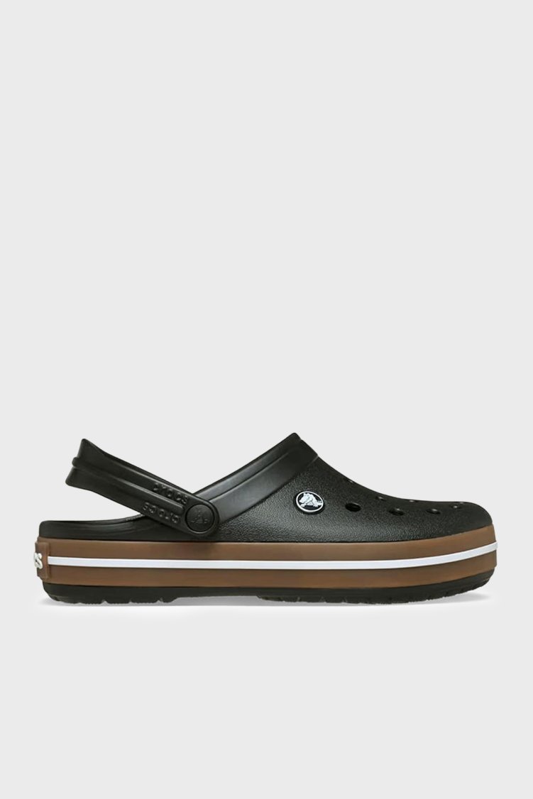 Crocs Crocband Gum Clog Logolu Unisex Terlik 212756-001 SİYAH - Crocs