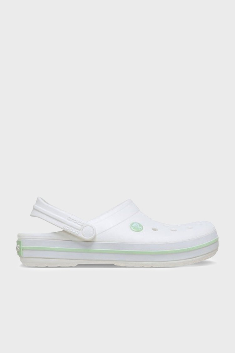 Crocs Crocband Logolu Unisex Terlik 11016-1YL BEYAZ-YEŞİL - Crocs