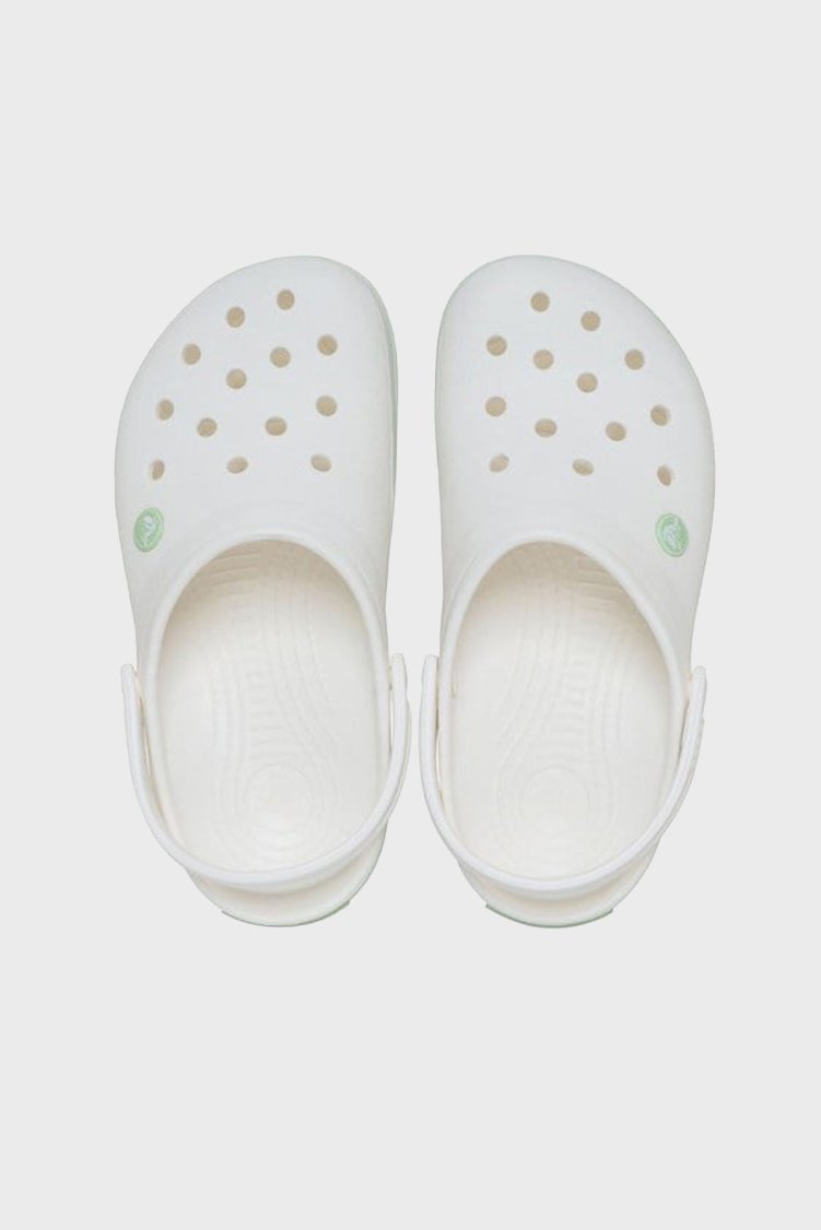 Crocs Crocband Logolu Unisex Terlik 11016-1YL BEYAZ-YEŞİL - Crocs (1)