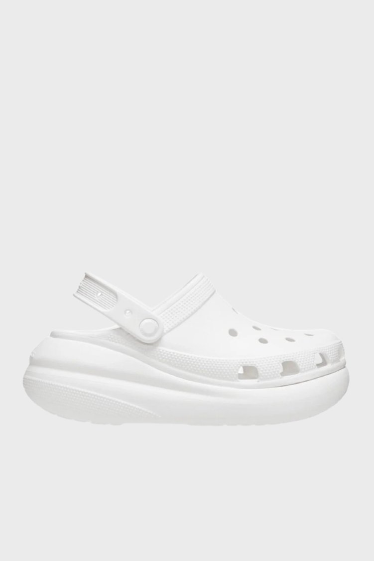 Crocs Crush Clog Logolu Unisex Terlik 207521-100 BEYAZ - Crocs