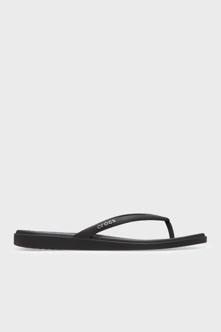 Crocs Miami Flip Logolu Parmak Arası Kadın Terlik 211435-001 SİYAH - Crocs