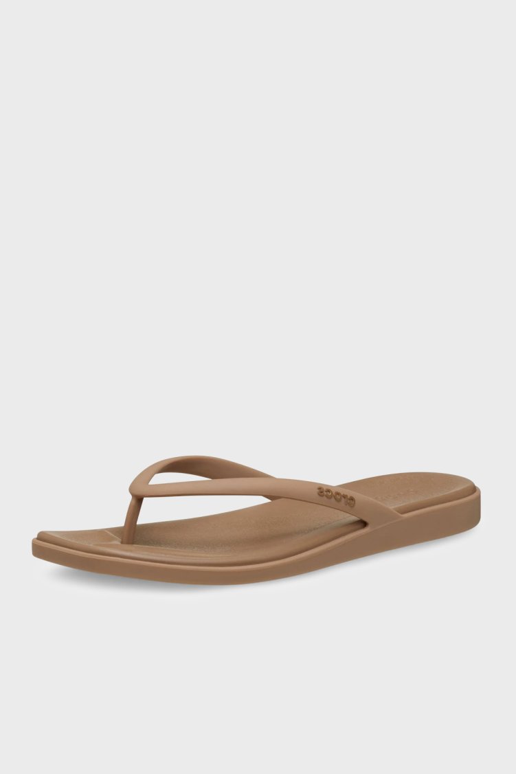 Crocs Miami Flip Parmak Arası Kadın Terlik 211435-2JJ KAHVE - Crocs (1)