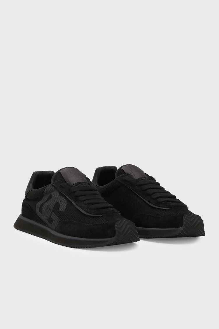 Dolce & Gabbana Deri Sneaker Erkek Ayakkabı CS2288 A5355 8B956 SİYAH - Dolce Gabbana (1)