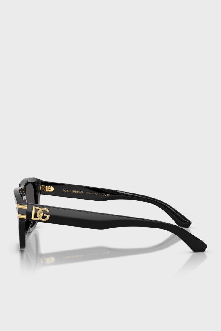Dolce Gabbana Logolu Güneş Erkek Gözlük 0DG4496 50187 54 Siyah - Dolce Gabbana (1)