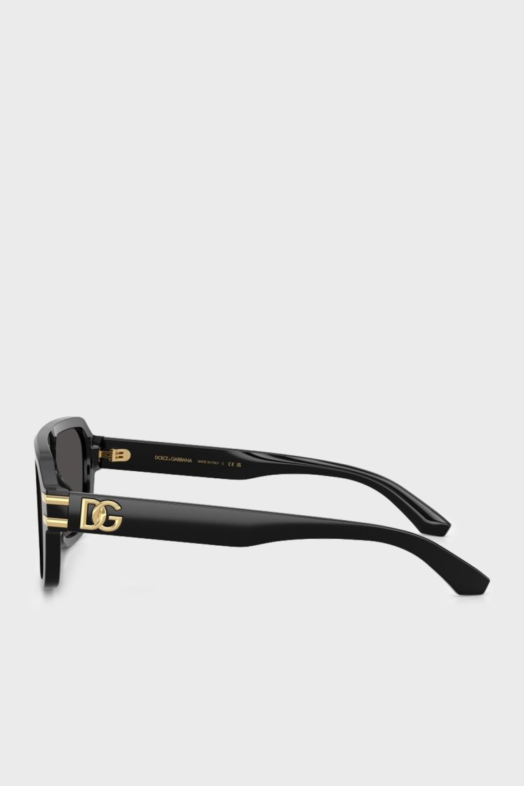 Dolce Gabbana Logolu Güneş Erkek Gözlük 0DG4507 50187 27 Siyah - Dolce Gabbana (1)
