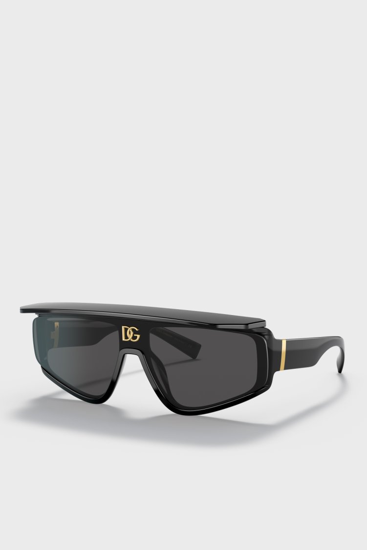 Dolce Gabbana Logolu Güneş Erkek Gözlük 0DG6177 50187 46 SİYAH - Dolce Gabbana