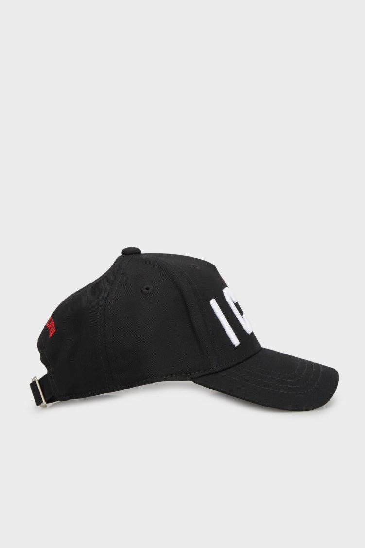 Dsquared2 Logolu Çocuk DQ0270 D00I8 Şapka DQ0270-D00I8 BLACK SİYAH - Dsquared2 (1)