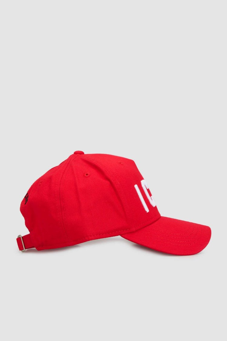 Dsquared2 Logolu Pamuklu Çocuk DQ0270 D00I8 Şapka DQ0270-D00I8 RED KIRMIZI - Dsquared2 (1)