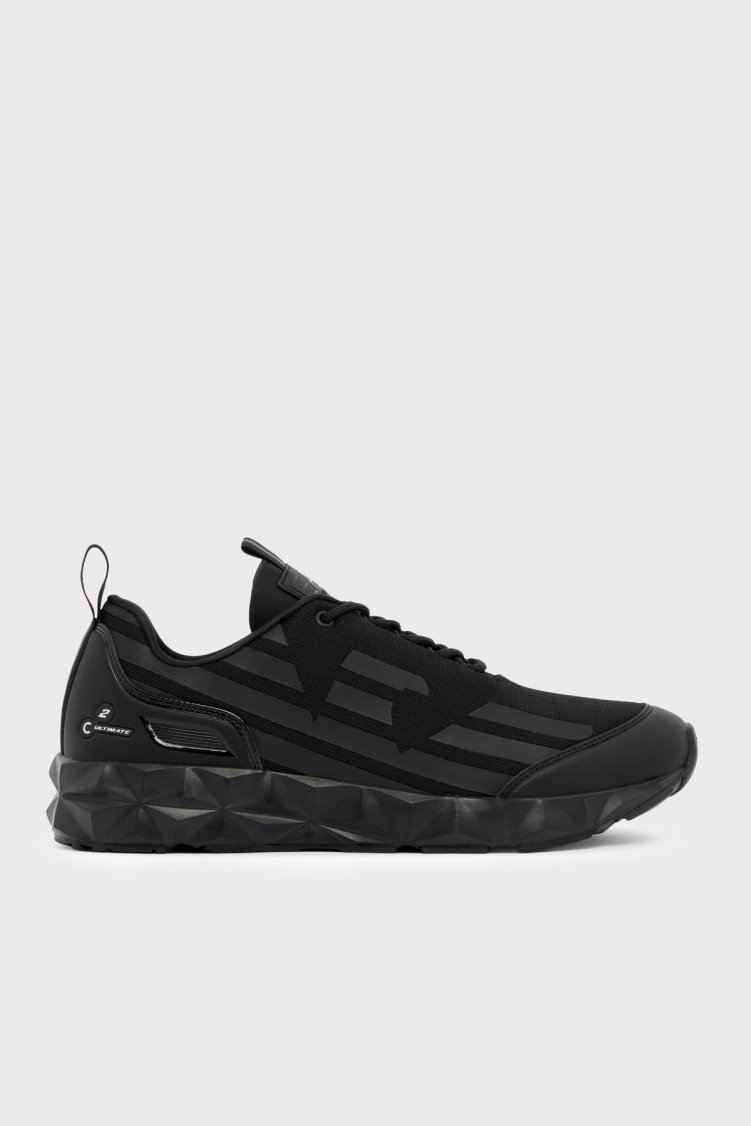 EA7 Kartal Logolu Sneaker Unisex Ayakkabı X8X217 XK433 MC061 Siyah - Ea7