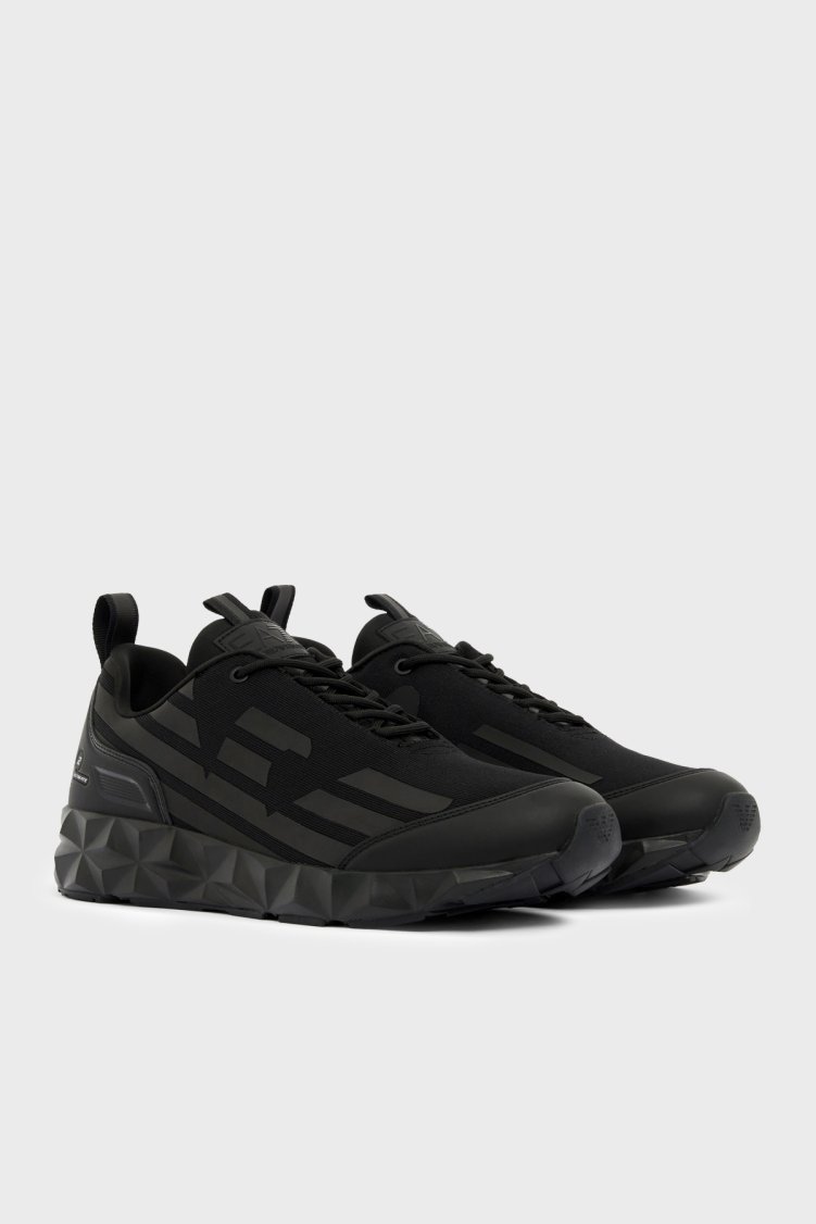 EA7 Kartal Logolu Sneaker Unisex Ayakkabı X8X217 XK433 MC061 Siyah - Ea7 (1)