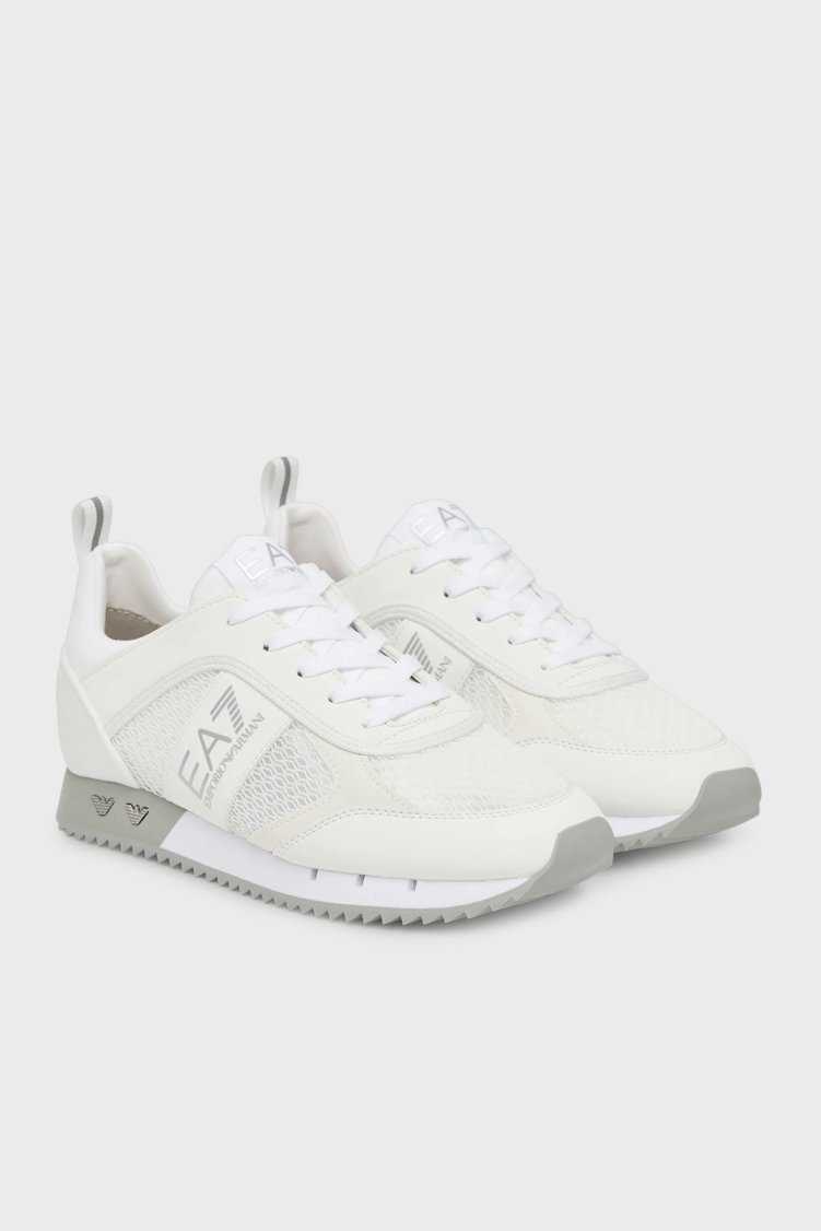 EA7 Logolu Kalın Tabanlı Sneaker Unisex Ayakkabı 7X000334 AF18610 MZ024 BEYAZ - Ea7 (1)