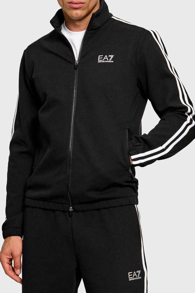 EA7 Logolu Regular Fit Erkek Eşofman Takımı 7M002490 AF26309 UC001 Siyah - Ea7 (1)