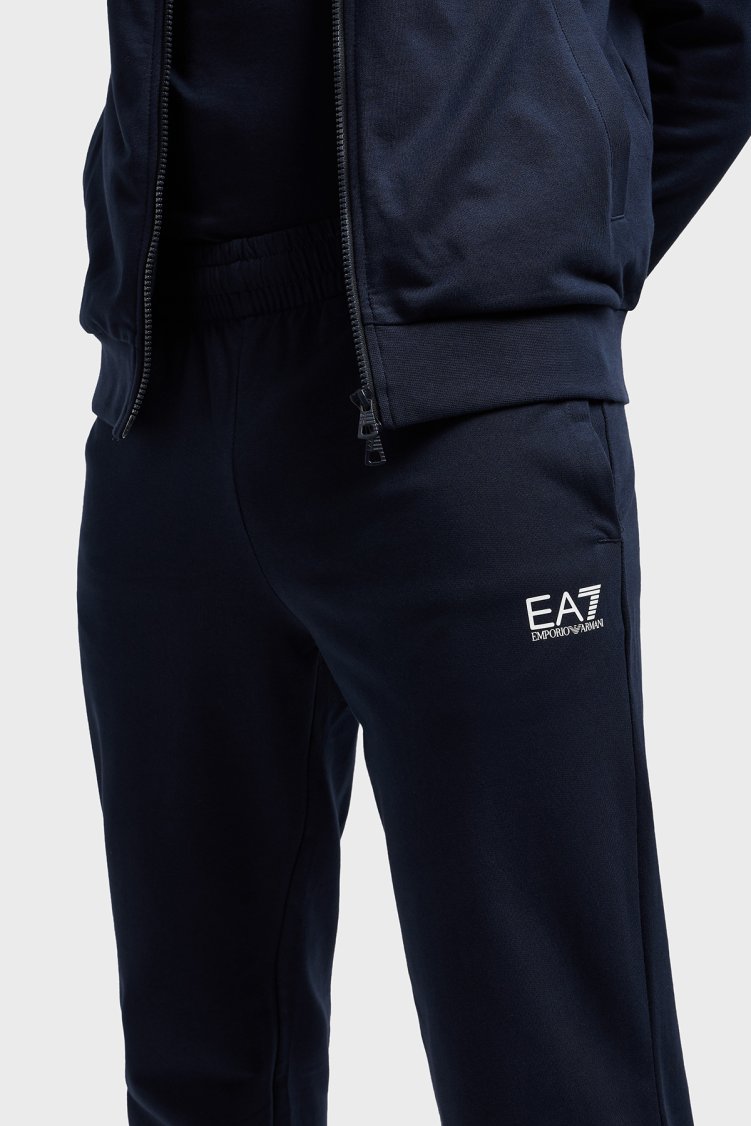 EA7 Logolu Regular Fit Fermuarlı Cepli Spor Erkek Eşofman Takımı 8NPV61 PJVRZ 1562 Lacivert - Ea7 (1)