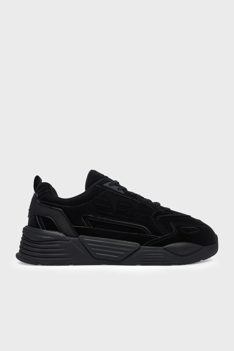 EA7 Logolu Sneaker Unisex Ayakkabı 7X000306 AF28160 MC513 Siyah - Ea7