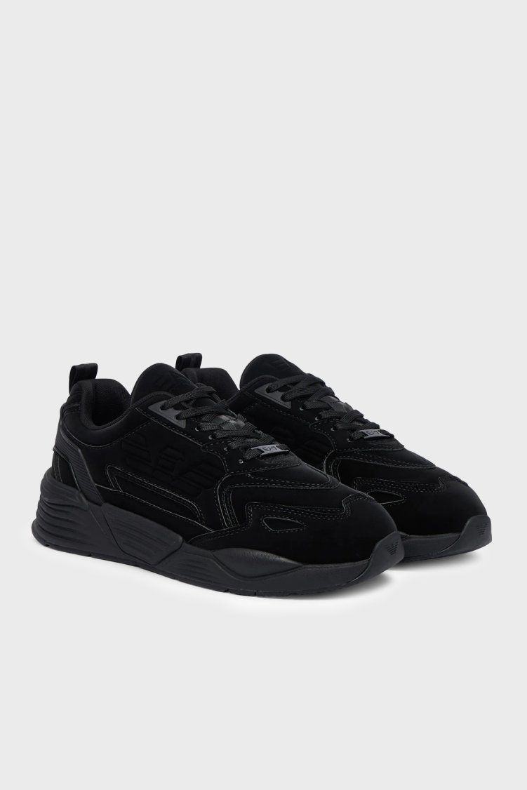 EA7 Logolu Sneaker Unisex Ayakkabı 7X000306 AF28160 MC513 Siyah - Ea7 (1)