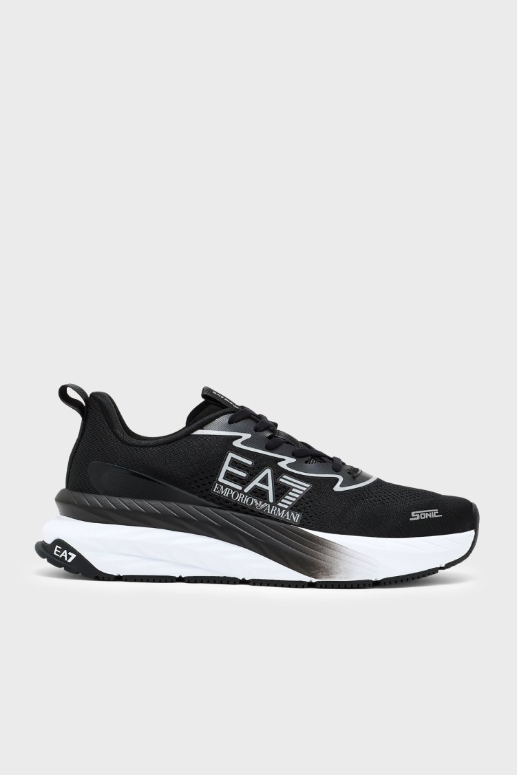 EA7 Logolu Sneaker Unisex Ayakkabı 7X000603 AF22914 MC005 Siyah - Ea7