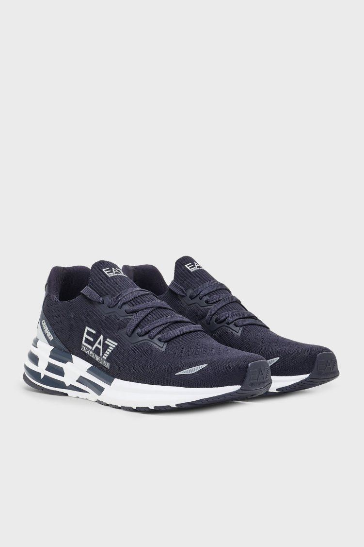 EA7 Logolu Sneaker Unisex Ayakkabı 7X000652 AF18639 MB302 LACİVERT - Ea7 (1)