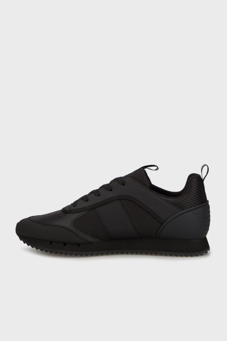 EA7 Logolu Sneaker Unisex Ayakkabı X8X185 XR175 U460 SİYAH - Ea7 (1)
