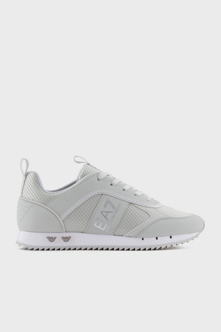 EA7 Logolu Sneaker Unisex Ayakkabı X8X185 XR175 U462 GRİ-GÜMÜŞ - Ea7