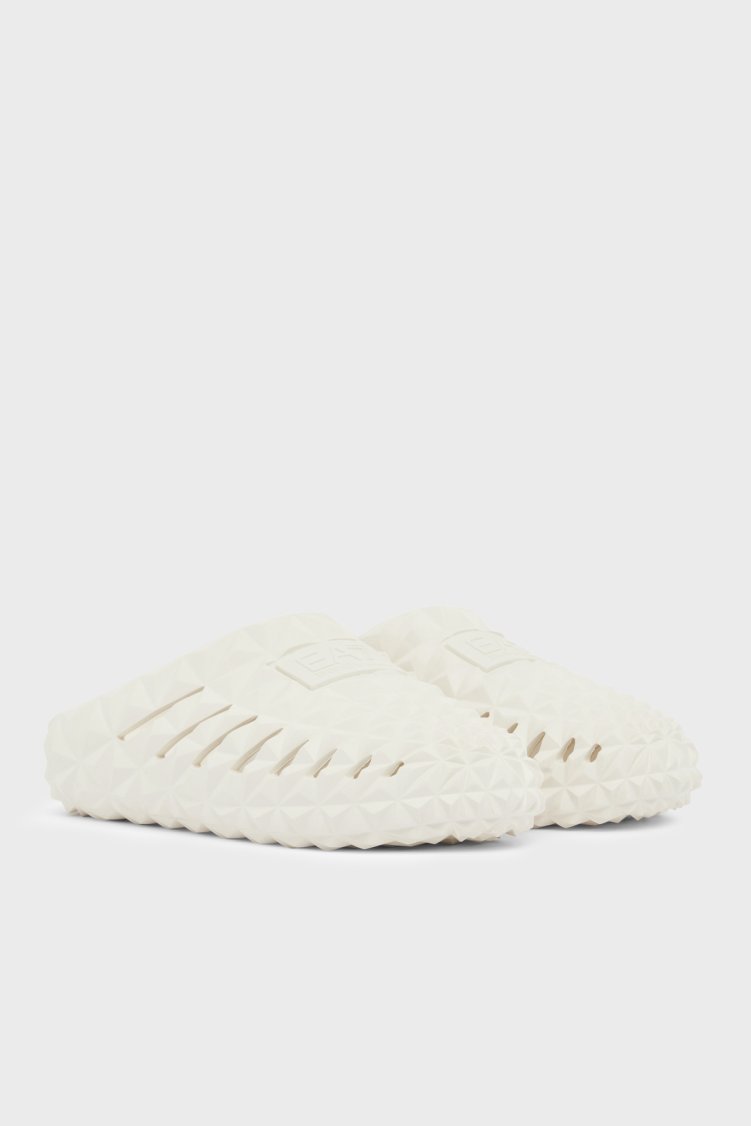 EA7 Logolu Unisex Terlik 7X000665 AF23652 U1060 BEYAZ - Ea7 (1)