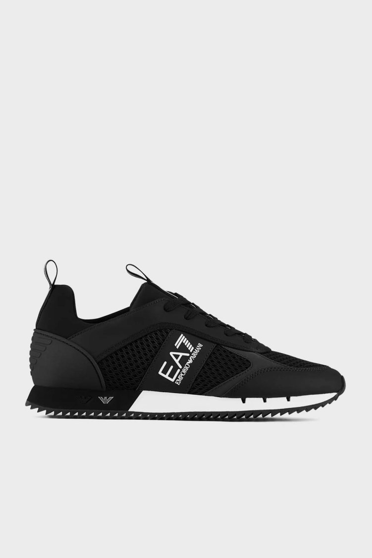 EA7 Marka Logolu Spor Unisex Ayakkabı X8X027 XK050 A120 SİYAH - EA7