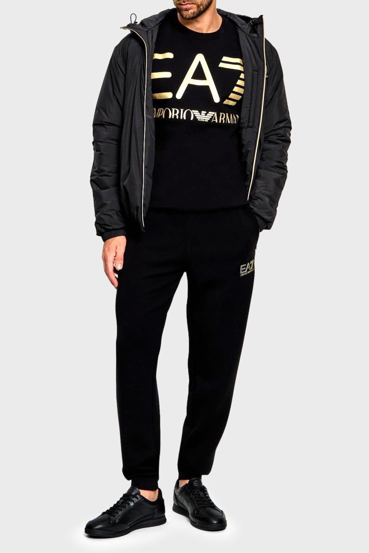 EA7 Normal Bel Lastikli Paça Jogger Erkek Pantolon 7M002245 AF26240 UC001 Siyah - Ea7 (1)