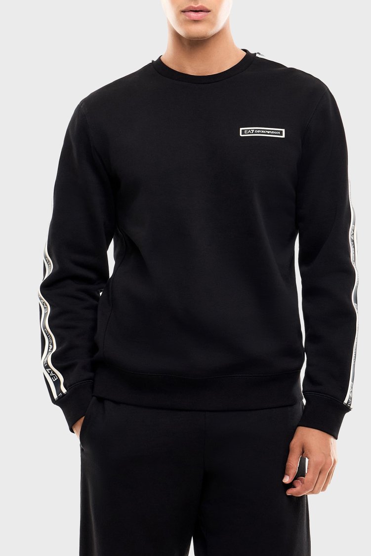 EA7 Pamuklu Regular Fit Bisiklet Yaka Erkek Sweat 7M002195 AF10377 UC001 Siyah - EA7