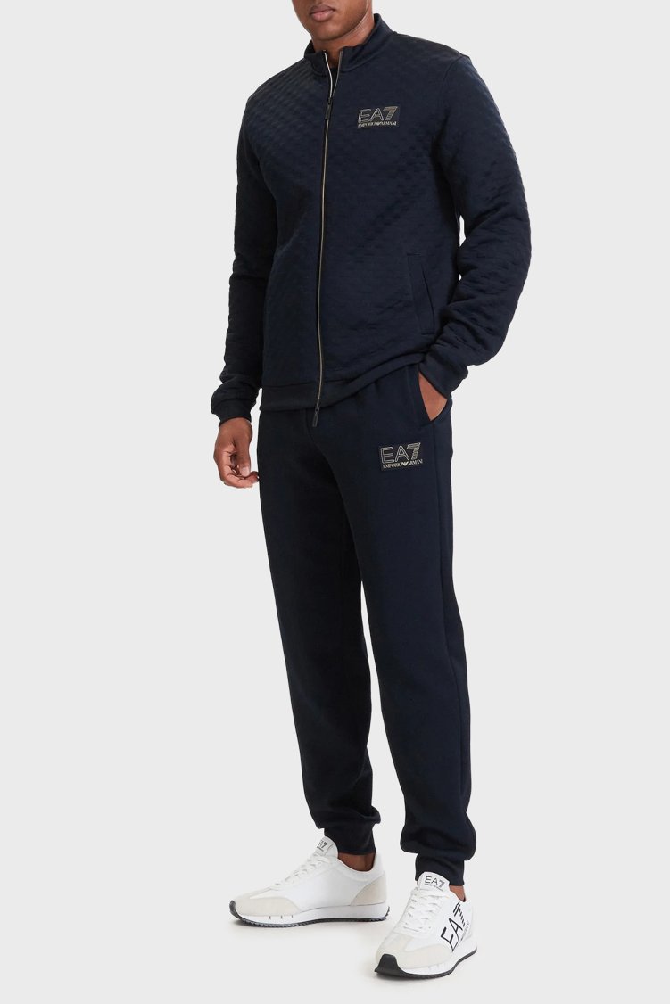 EA7 Regular Fit Dik Yaka Erkek Sweat 7M002246 AF26241 UB102 Lacivert - Ea7 (1)