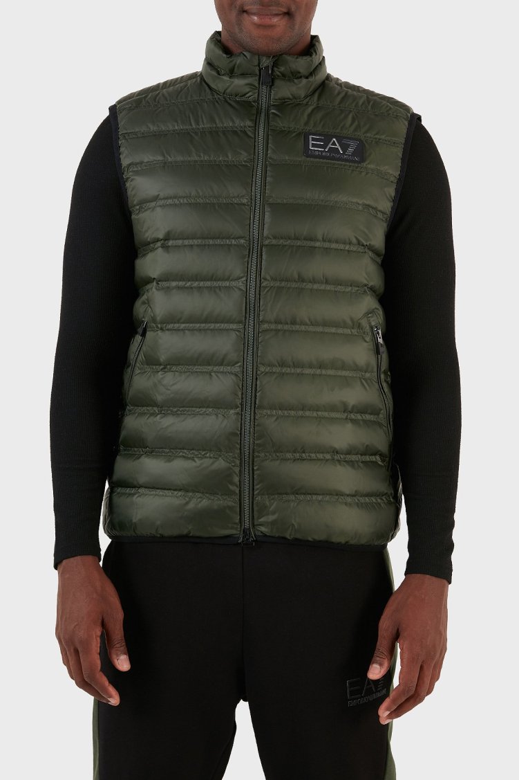 EA7 Regular Fit Kuş Tüyü Dolgulu Şişme Erkek Yelek 6RPQ02 PN5ZZ 1845 HAKİ - EA7